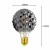 Retro Edison Bulb Led Hard Filament Electroplating Gray Personality Creative Pineapple Lamp Warm White Light Antique Filament Lamp