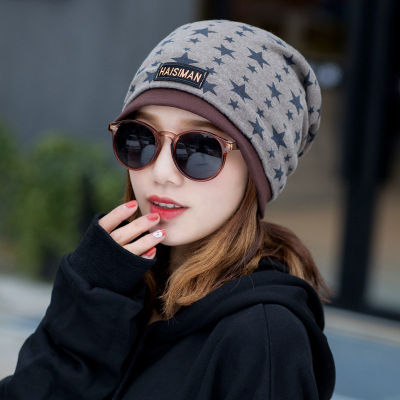 2022new Korean Style All-Match Five-Pointed Star Edge Cap Women's Fashion Simple Personalized Bag Cap Hot Sale