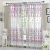 Factory Direct Sales Foreign Trade Curtain Yarn Offset Peony Flower Living Room Bedroom Bay Window Curtain