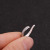 U-Shaped Fake Puncture Ear Clip Zircon Ear Clip European and American Simple Earrings Cross-Border Supply Body Puncture