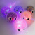 Creative New 11cm Big Eye Squeeze Air Foam Luminous Ball TPR Pressure Reduction Toy Squeeze Luminous Ball