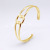 Shaped Adjustable Stainless Steel Bracelet Wholesale Titanium Steel Bracelet Women's Bracelet Vintage Hydraulic Jewelry