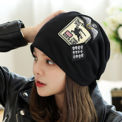 2022 New Arrival Hot Sale Fashion Personalized Animal Labeling Elastic Band Sleeve Cap Casual All-Match No Top Toque
