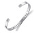 Cross-Border New Titanium Steel Bracelet Mom Dad Son Daughter Stainless Steel Open C- Shaped Lettering