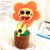 Douyin Electric SUNFLOWER Enchanting Flower Singing And Dancing Play The Saxophone Sunflower Twist SUNFLOWER Plush Toy