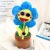 Douyin Electric SUNFLOWER Enchanting Flower Singing And Dancing Play The Saxophone Sunflower Twist SUNFLOWER Plush Toy