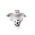 Qatar World Cup Mascot Keychain Cross-Border Hot La'eeb Football Doll Doll Backpack Pendant