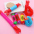 Colorful Stretch Plastic Pipe DIY Corrugated Crayfish Extension Tube Caterpillar Pipe Children Vent Pressure Reduction Toy