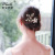 American Jewelry Dripping Oil Alloy Flower Handmade Pearl Barrettes Bridal Side Clip Wedding Dress Headdress Accessories