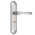 Stainless Steel Doorknob Protector Bedroom Handle Lock Door Lock Direction Universal Adjustable Hole Spacing Engineering Lock Set
