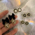Elegant Black Camellia Pearl Earrings High-Grade Earrings Retro Debutante Style French Style 925 Silver Pin Earrings Women