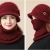 New Winter Fleece-Lined Old Hat Fashionable Stylish Mom Hat Outdoor Keep Warm Rabbit Fur Hat