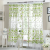 Factory Direct Sales Foreign Trade Curtain Yarn Offset Peony Flower Living Room Bedroom Bay Window Curtain