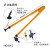 Golden Monkey Plastic Teaching Compasses Triangular Plate Ruler Set Square Ruler Protractor Magnetic Set Blackboard Wholesale