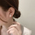 Pearls Non-Piercing Magnetic Painless Ear Clip Female French Style Earrings for Summer Light Luxury Minority Sense Tea Earrings