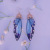 Korean-Style Long Butterfly Wings Bridal Earrings Women's Personalized Fashion Animal Stud Earrings Simulation Cicada Wing Earrings