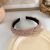 Korean Style Autumn and Winter Wool Braid Retro Sweet Wide-Edged Headband Hair Fixer Braided Hair Knitted All-Matching out Headband for Women