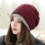 Factory Direct Sales Autumn and Winter Korean Style Women's Sleeve Cap Nude Monochrome Lovers Wild Wind-Proof and Cold Protection Toque