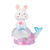 at Starry Sky Rabbit Resin Blind Box Hand-Made Creative Cartoon Rabbit Fashion Play Doll Cute Bunny Decoration Ornaments