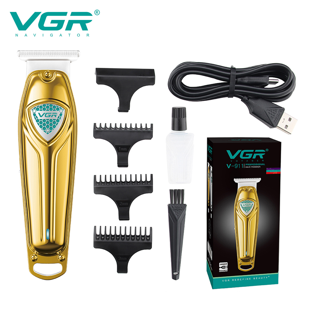 VGR911充电式油头电推子0刀头电推剪剃头推金属雕刻剪电动理发器