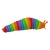 Fun Multi-Specification Caterpillar Fidget Decompression Slug Key Chain Children's Fingertip Decompression Toy