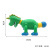 Cross-Border Fun Retractable Tube Dinosaur Flash Variety Retractable Dinosaur Pressure Reduction Toy Decompression Thin Tube Variety Play