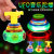 Luminous Music Gyro Singing with Light Toy Wholesale Gyro Stall Supply Hot Sale