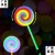 Tiktok Rotating Fluorescent Lollipop Festival Light Stick Stall Supply Kindergarten Children 'S Luminous Toys Windmill