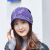 2022 Spring and Summer New Sleeve Cap Women's Gilding Korean Style Street Shooting Peaked Cap Casual Breathable Pile Heap Cap Sub-Factory