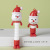 Santa Claus Decompression Luminous Extension Tube Snowman Variety of Shapes Stretch Tube Decompression Luminous Christmas Interactive Toy