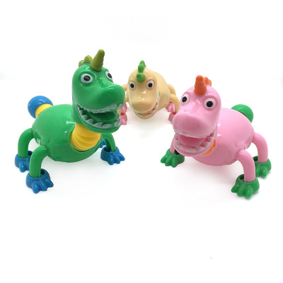 Cross-Border Fun Retractable Tube Dinosaur Flash Variety Retractable Dinosaur Pressure Reduction Toy Decompression Thin Tube Variety Play