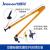 Golden Monkey Plastic Teaching Compasses Triangular Plate Ruler Set Square Ruler Protractor Magnetic Set Blackboard Wholesale