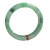A- Level Jade Rough Stone Jade Bracelet Jade Raw Material Half Clear Material Green Violet Floating Flowers Women's