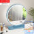 Mirror Makeup Mirror LED Light for Boys and Girls for Dormitory Ins Desktop Vanity Mirror Home High-Definition JZ Mirror