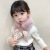 INS Korean Style Children's Plush Scarf Trendy Autumn Winter Boys and Girls Stitching Warm Dot Plush Scarf Scarf