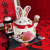 Le Meow Rabbit New Year Gift Home Living Room Decoration Decoration Gift Creative Ceramic Zodiac Rabbit Saving Pot