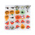 Direct Sales Halloween Ring Set LED Flash Bracelet Cross-Border E-Commerce Luminous Toys Finger Lights Development