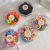 Korean Color Children's Small Towel Ring Rubber Band Hair Band Candy Color High Elasticity Simple Girl Hair Tie