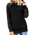 2022 European and American Foreign Trade Cross-Border Women's Clothing Amazon Popular Hooded Drawstring Stitching Lace Long-Sleeved Sweater