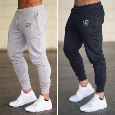 Foreign Trade Men's Clothing European and American Autumn and Winter Exercise Casual Pants Slim Fitness Pants Men's Skinny Drawstring Pants