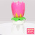 Music Birthday Candle Creative Candle Light Electronic Rotating Lotus Singing Flower Sound Cake Decoration