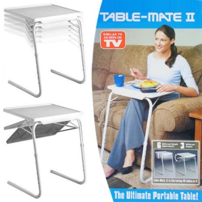 Portable Foldable Table Adjustable 5-in-1 Folding Computer Desk Table-Mate 6220 Computer Table