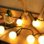 Internet Celebrity Indoor Courtyard Decorative Lights Wedding Layout Outdoor Waterproof Lights LED Bulb Light String Led Solar String Lights