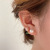 Silver Stud Earrings Sweet Tassel Dignified Flowers Earrings for Women Trendy Gentle and All-Match Earrings Wholesale