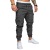 Foreign Trade Men's Wear Workwear Multi-Pocket Trend Smart Trousers Men's Woven Fabric Casual Pants Ankle Banded Pants
