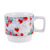 Summer Fruit Cup Simple Ceramic Cup Household Ceramic Cup with Cover with Spoon Creative Office Ceramic Cup