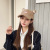 Korean Style Cute Ear Letter Baseball Cap Female Age-Reducing Cartoon Lamb Wool Warm Peaked Cap Student Winter