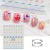 Zhengxiang Internet Celebrity New Nail Ornament DIY Peaches Cute Poached Egg Flower Nail Sticker Ins Nail Stickers
