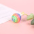 Cross-Border New Arrival Pet Cat Toy Colorful Ball Colorful Tetherball Cat Teaser Toy Cat Supplies Factory in Stock