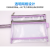 Factory Direct Supply Eva Mesh Double-Layer File Bag A4b5a5 Ticket Bag Transparent Zipper Student Stationery Storage Bag